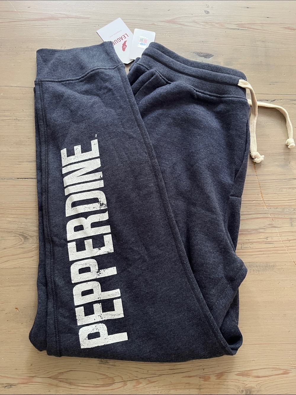 League 1991 Collegiate Jogger Sweatpants Pepperdine University Heathered Navy